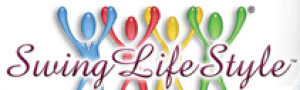 Swing Lifestyle logo with colorful stylized figures raising arms above the brand wordmark