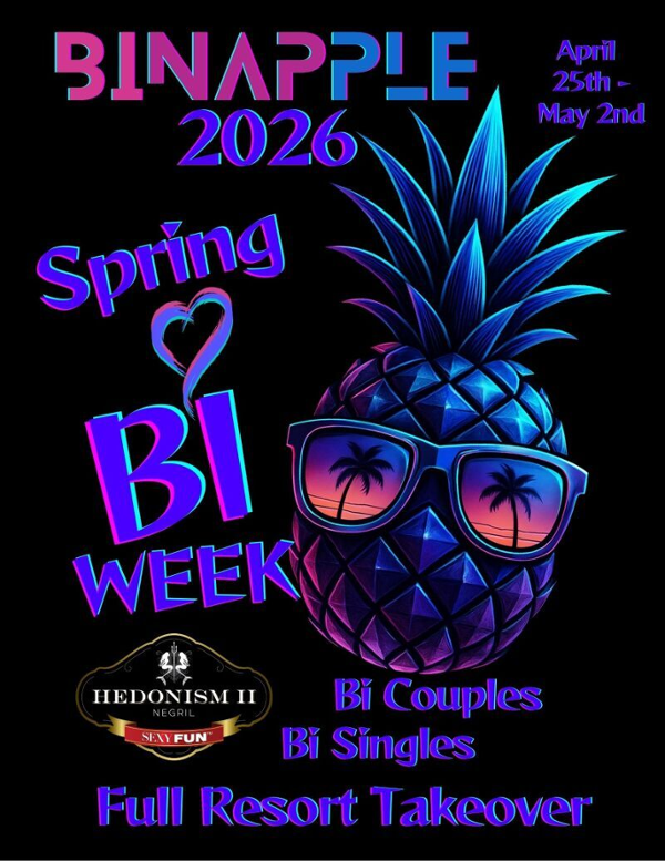 Spring Bi Week / Binapple 2026 event flyer
