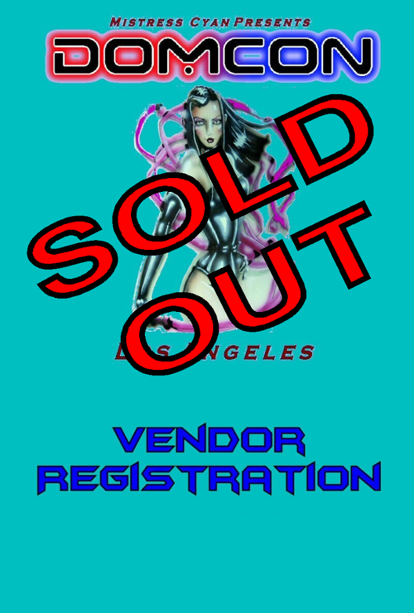 DomCon LA 2026 Vendor Registration event flyer