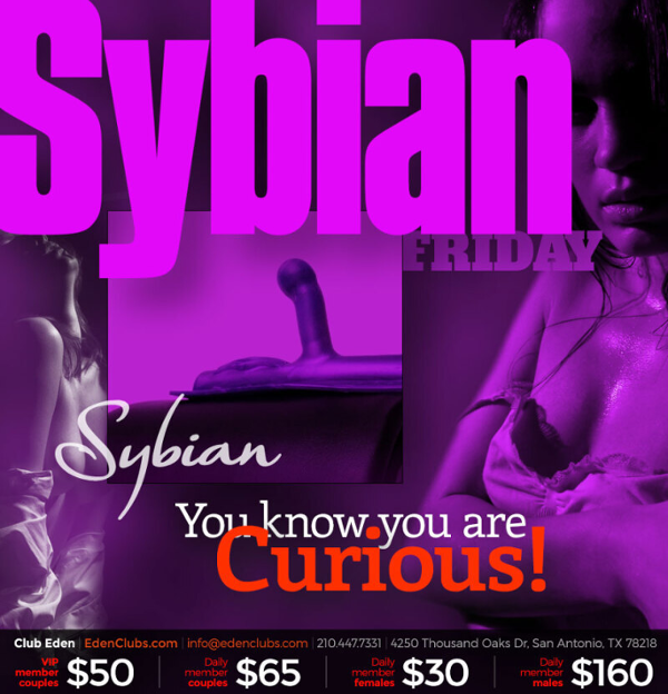 SATX Sybian Friday event flyer