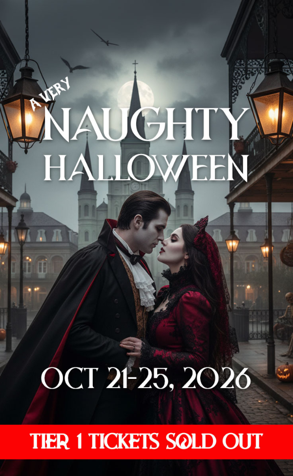 a very Naughty Halloween event flyer