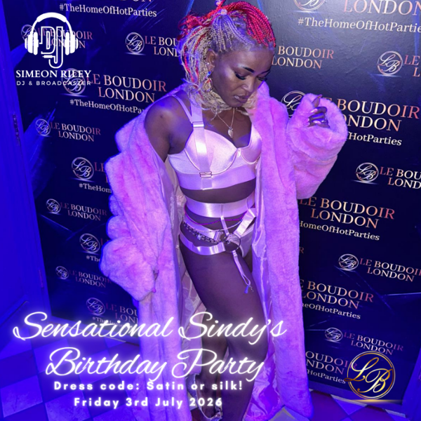 SAINT or SINNER? SINDY'S BIRTHDAY event flyer