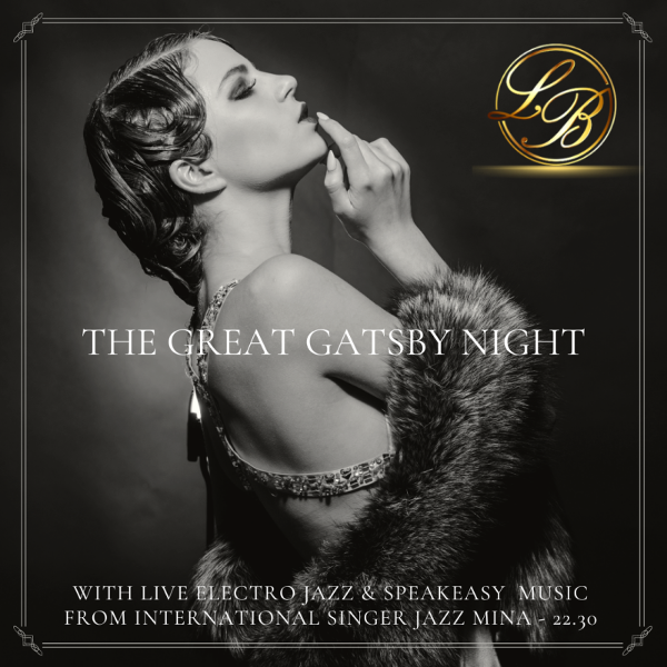 GATSBY - THE END OF PROHIBITION event flyer