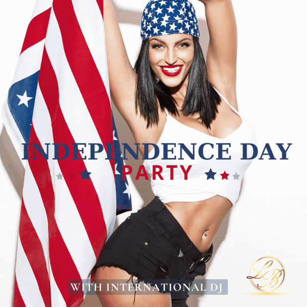 KISS ON FOURTH JULY event flyer