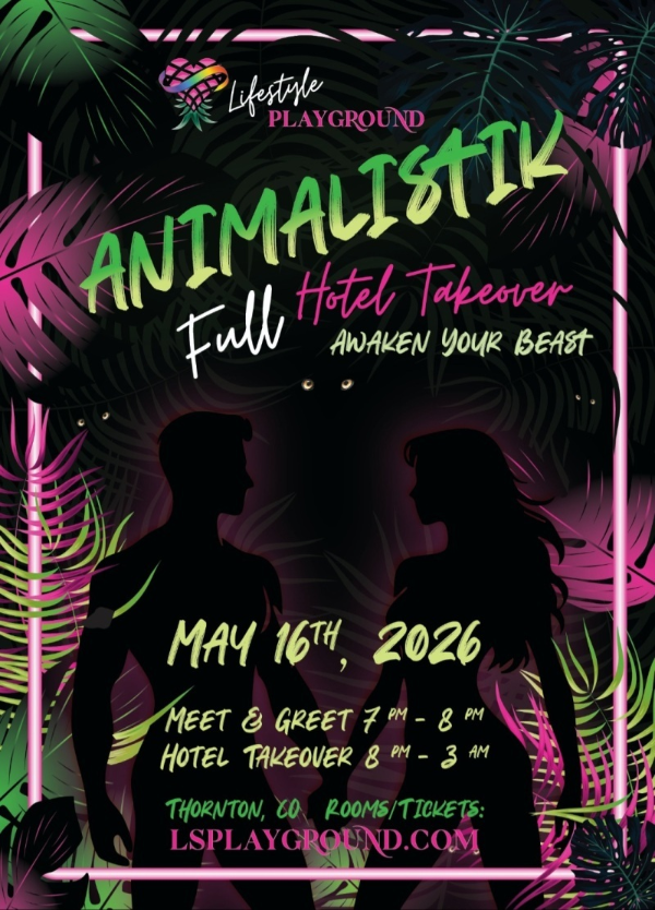 Animalistik event flyer