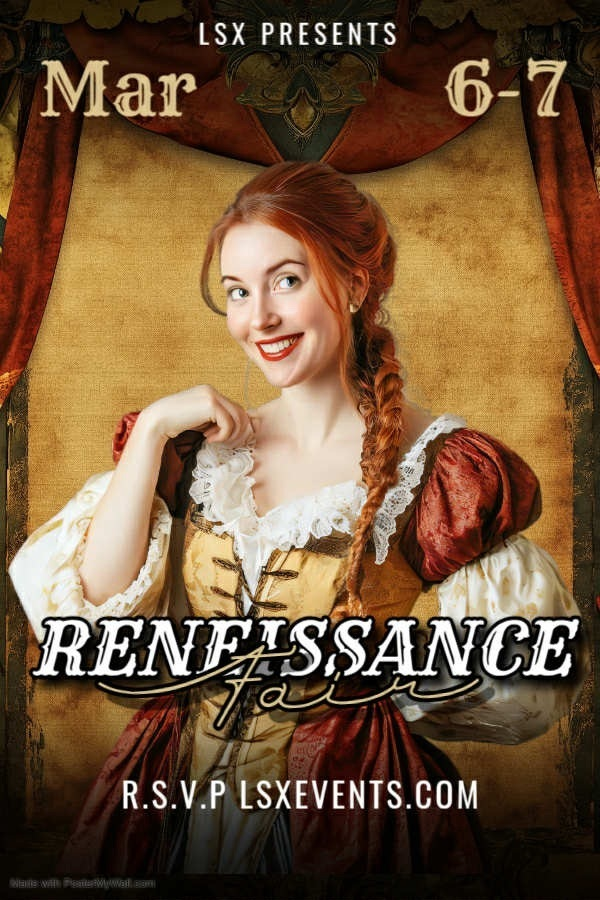 LSX Renaissance Fair event flyer