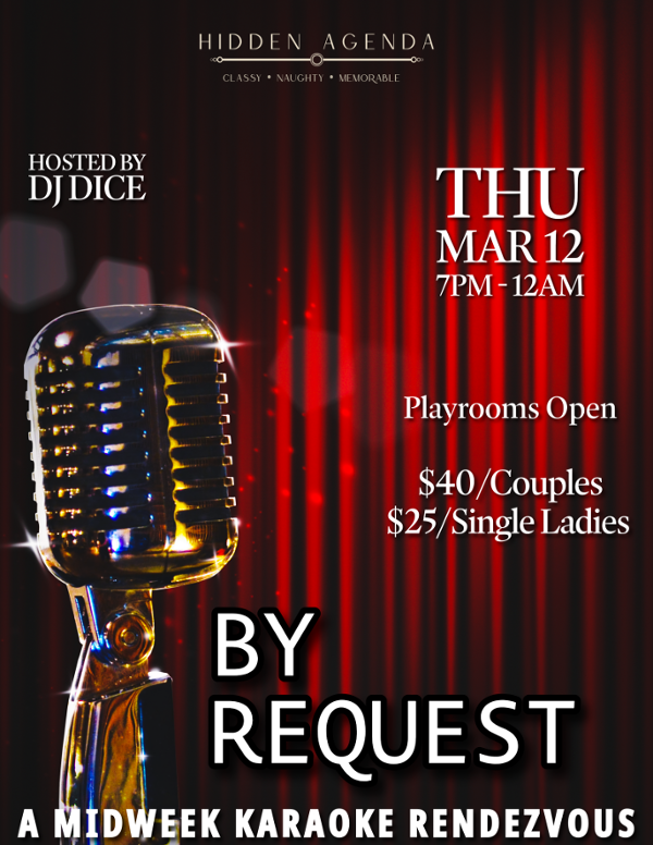 BY REQUEST event flyer