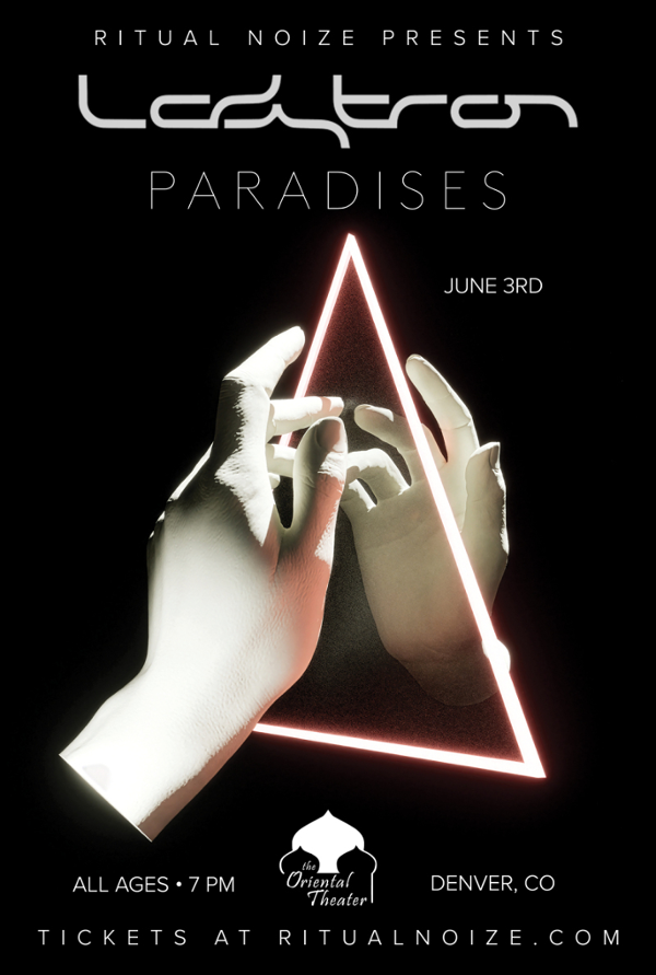 LADYTRON event flyer