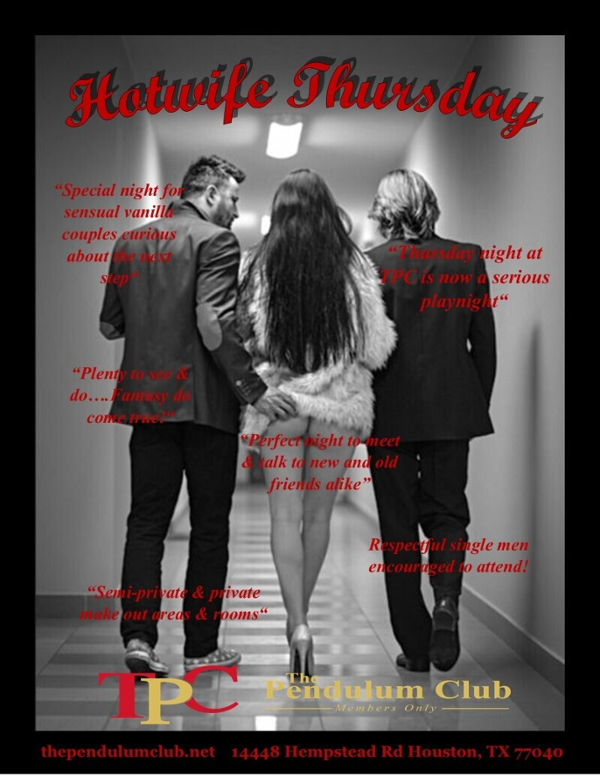 2 HOTWIFE THURSDAY event flyer