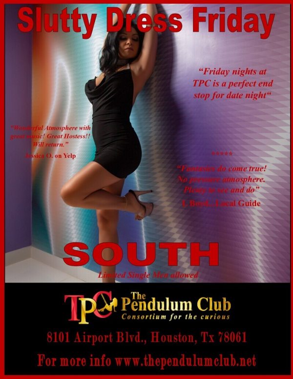 5 SLUTTY DRESS FRIDAYS SOUTH event flyer