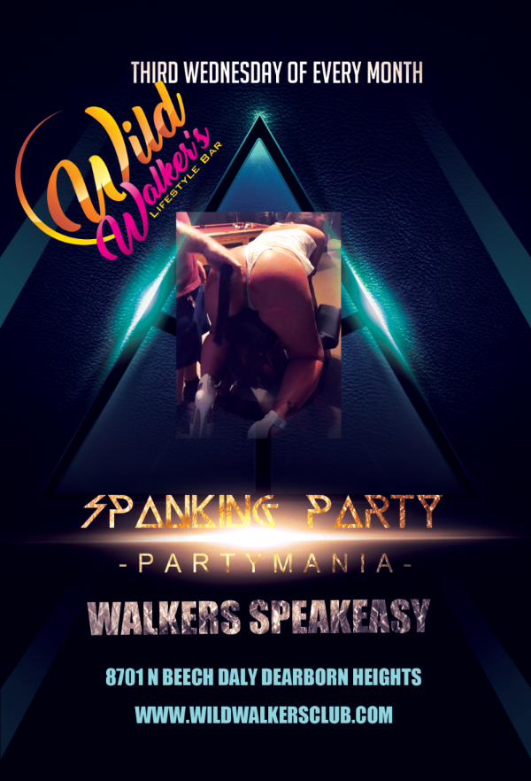 Spanking Party event flyer