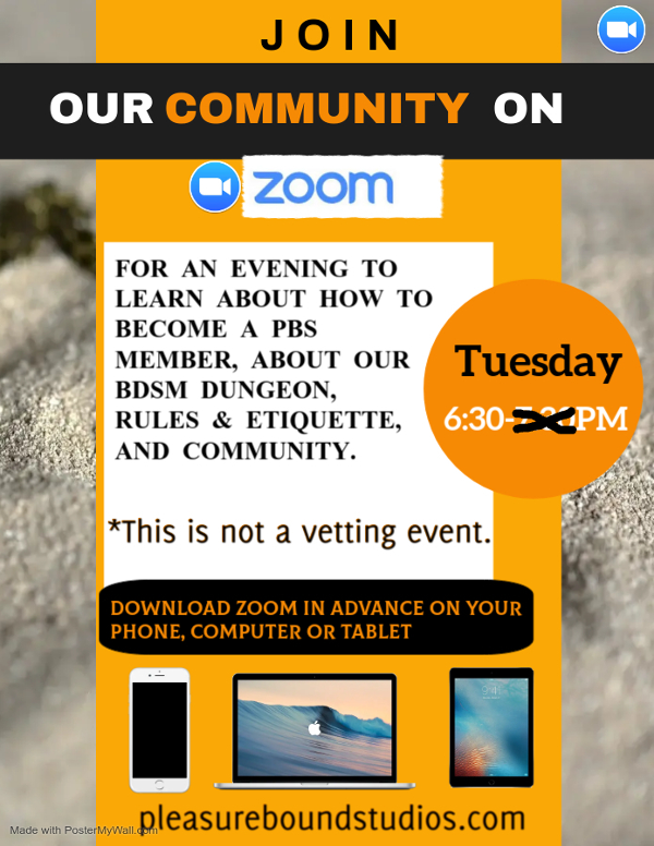 Virtual PBS Informational Meeting event flyer