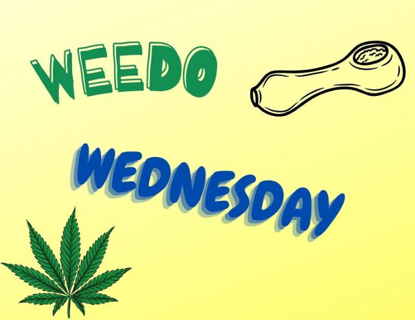 Weedo Wednesday event flyer