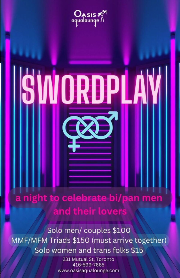 Swordplay event flyer