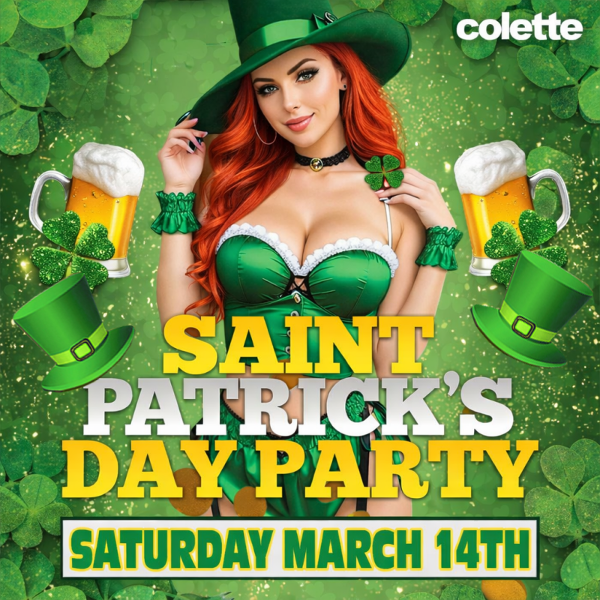 colette San Antonio St. Patrick's Day Party event flyer