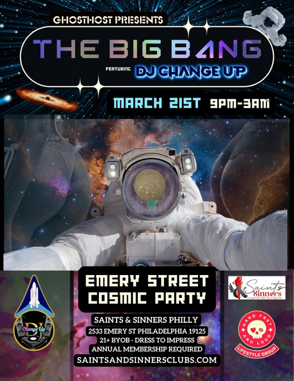 S&S Philly Welcomes Ghosthost event flyer