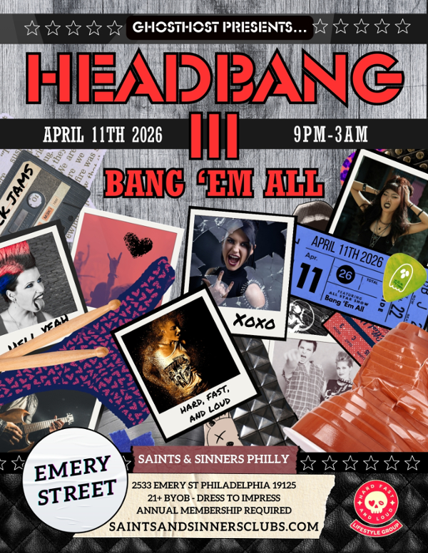 S&S Philly Welcomes Ghosthost's Headbang III event flyer