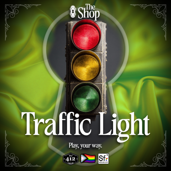 Traffic Light Party at The Shop event flyer
