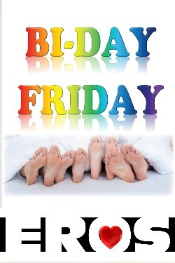 Bi Day Friday! event flyer