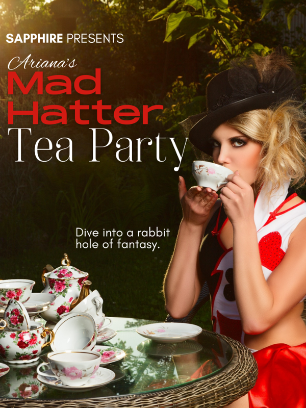 Ariana's Mad Hatter Tea Party event flyer