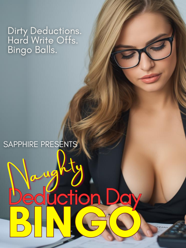 Naughty Deduction Day Bingo event flyer