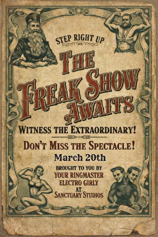 The Freak Show event flyer