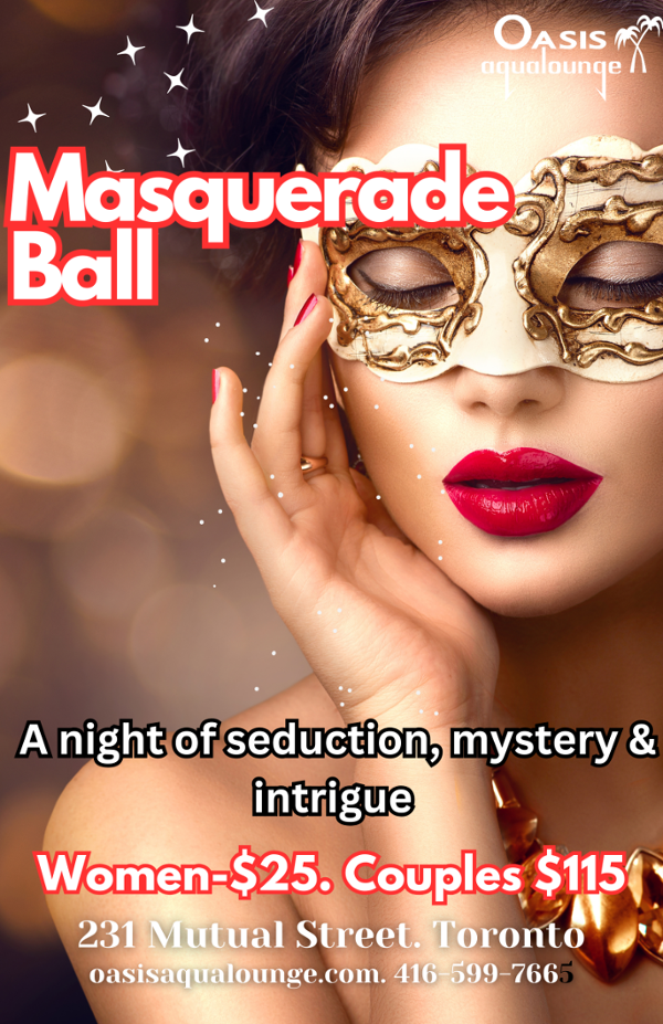 Masquerade Ball event flyer