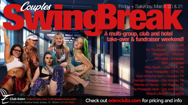 DFW Couples SwingBreak event flyer