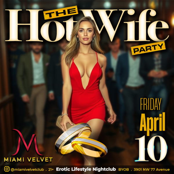 HOT WIFE PARTY event flyer