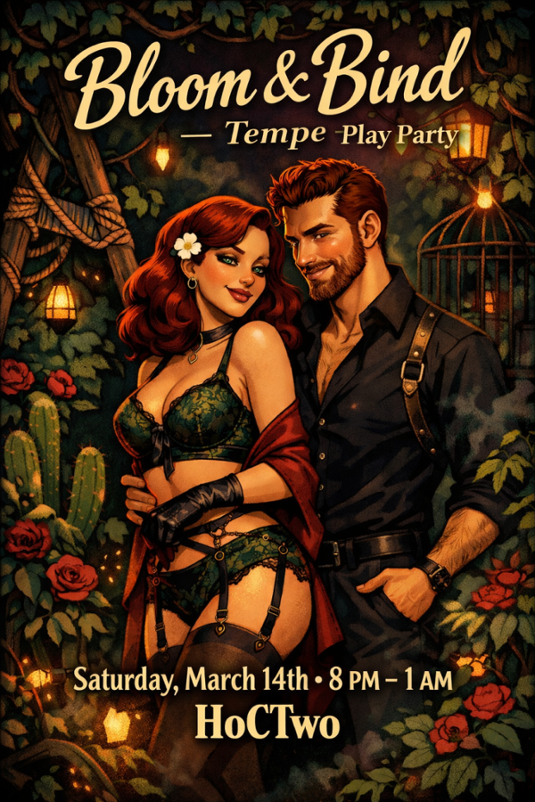 Bloom & Bind Tempe Play Party event flyer