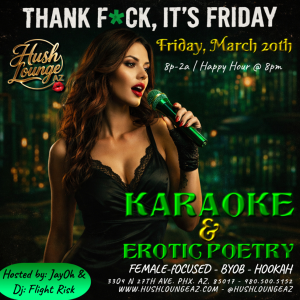T.F.I.F. | EMERALD AFTER DARK: KARAOKE & EROTIC PO event flyer