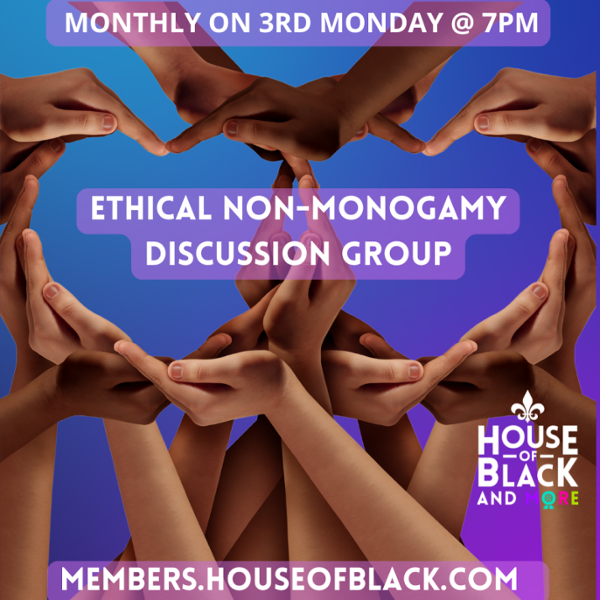 Ethical Non-Monogamy Discussion Group event flyer