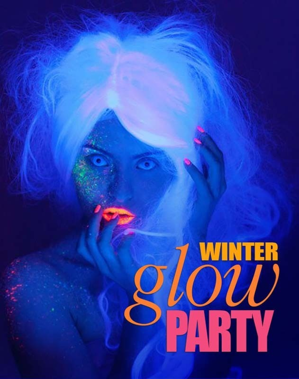 Winter Glow Party event flyer