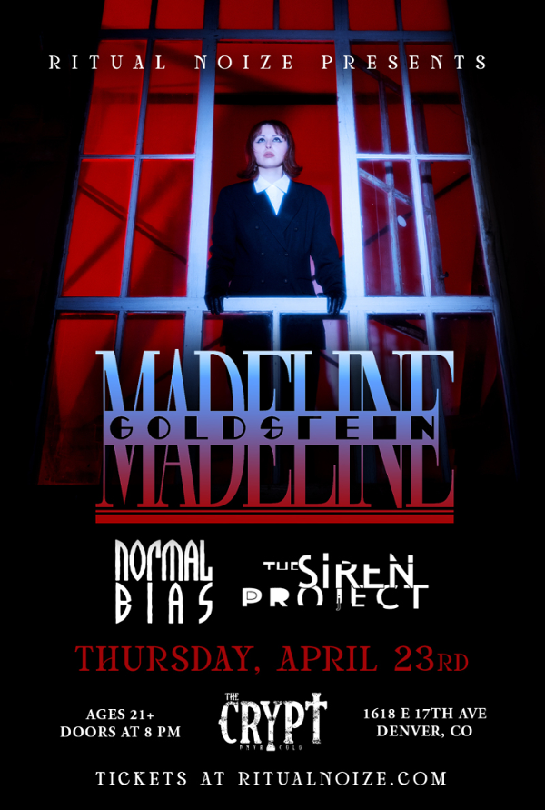 MADELINE GOLDSTEIN TICKETS AVAILABLE AT THE DOORS