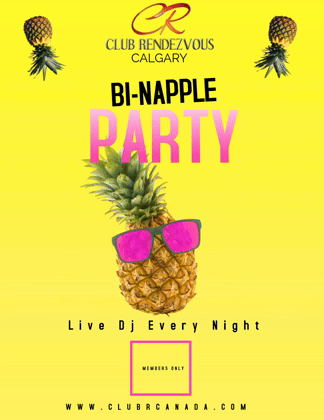 BI-NAPPLE ~ Calgary ~ Friday event flyer