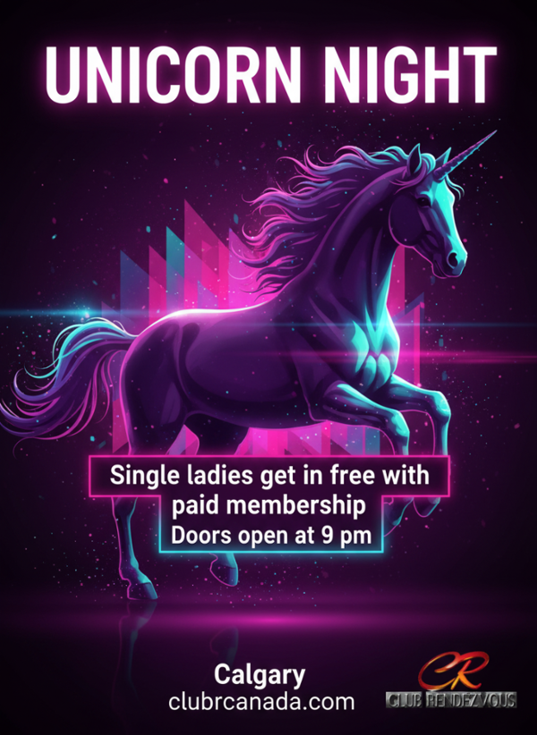 Unicorn Friday ~ Calgary event flyer
