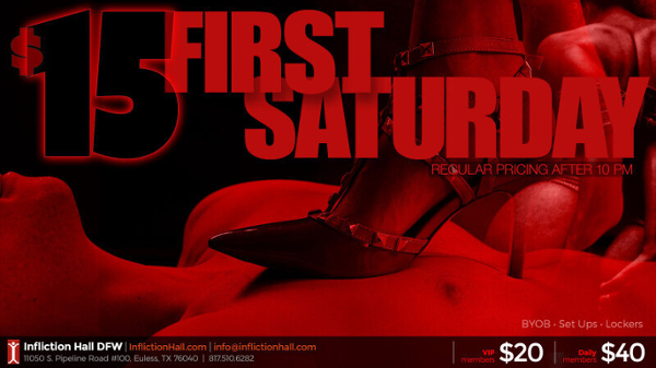 1st Saturday event flyer