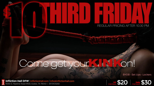 3rd Friday event flyer