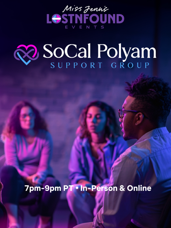 ONLINE Socal Polyam Support Group! event flyer