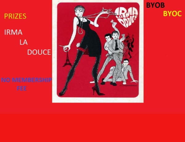 Irma La Douce event flyer