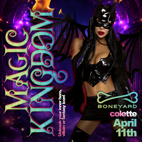 Boneyard presents Magic Kingdom event flyer