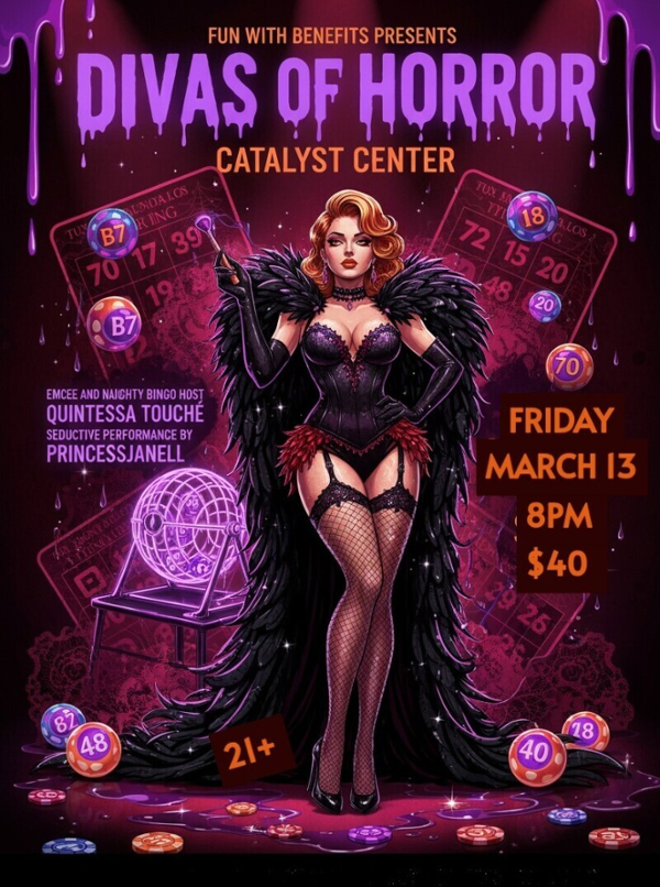 Divas of Horror event flyer