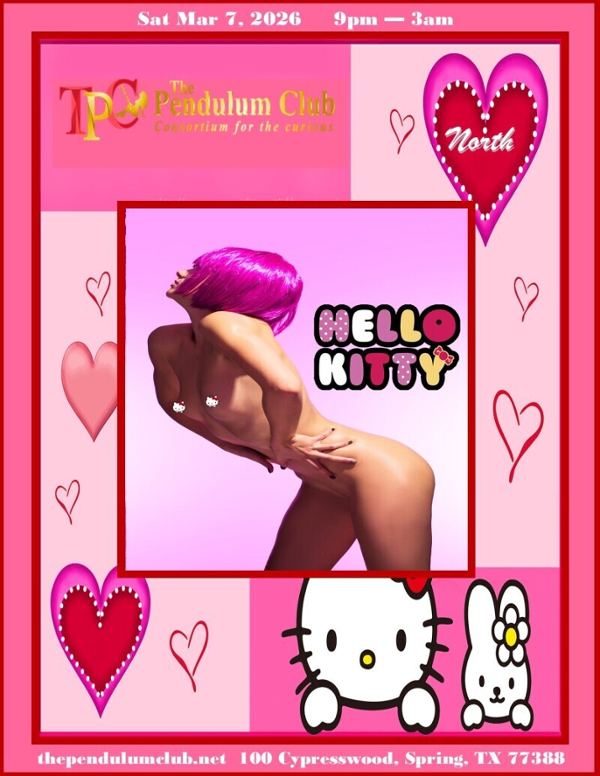 8 HELLO KITTY NORTH event flyer