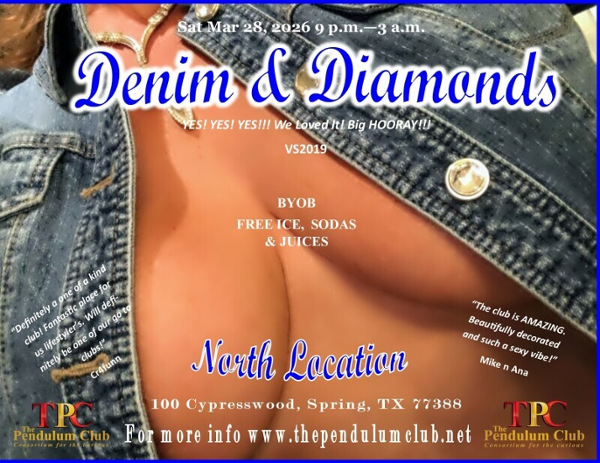 8 DENIM & DIAMONDS NORTH event flyer