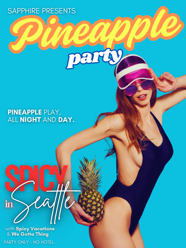 Friday Party (No Hotel) Spicy in Seattle event flyer