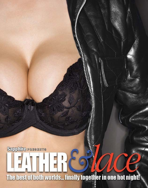 Leather & Lace event flyer