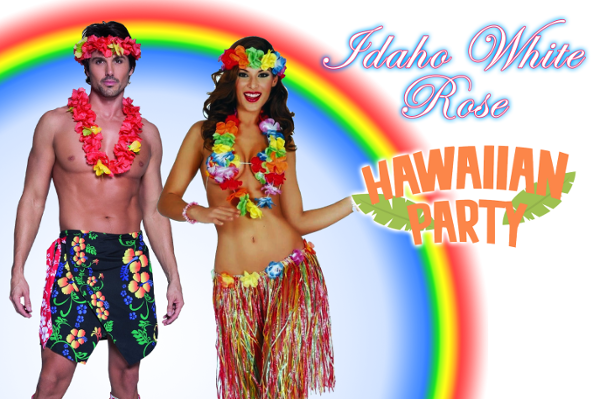 Hawaiian Party event flyer