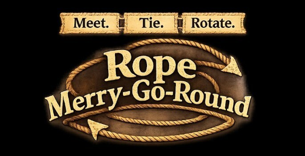 The Rope Merry-Go-Round! - A Rope Social Connectio event flyer