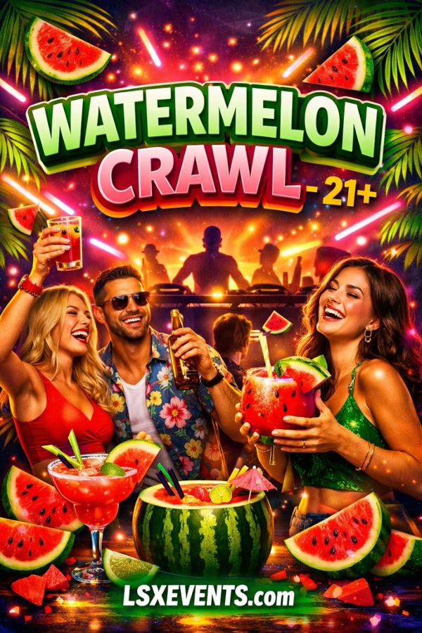 Watermelon Crawl event flyer