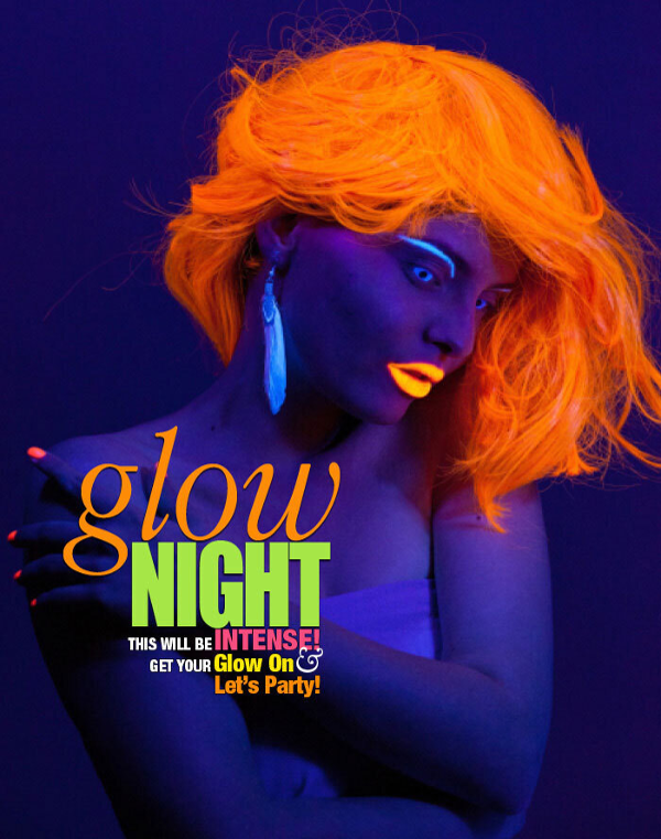 Glow Party event flyer